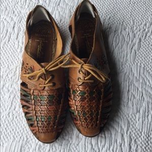 Vintage Leathercraft Size 6M Shoes Made In Brazil